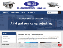 Tablet Screenshot of bugges.dk